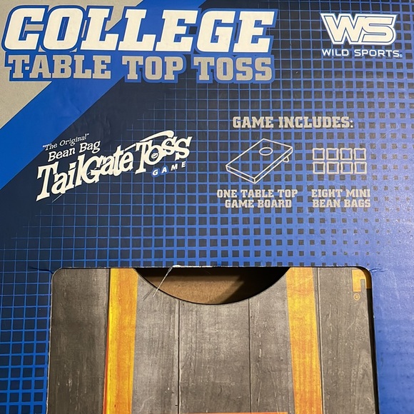 College Table Top Toss Mini Cornhole game - Picture 2 of 3